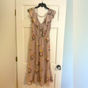 Socialite floral summer maxi dress